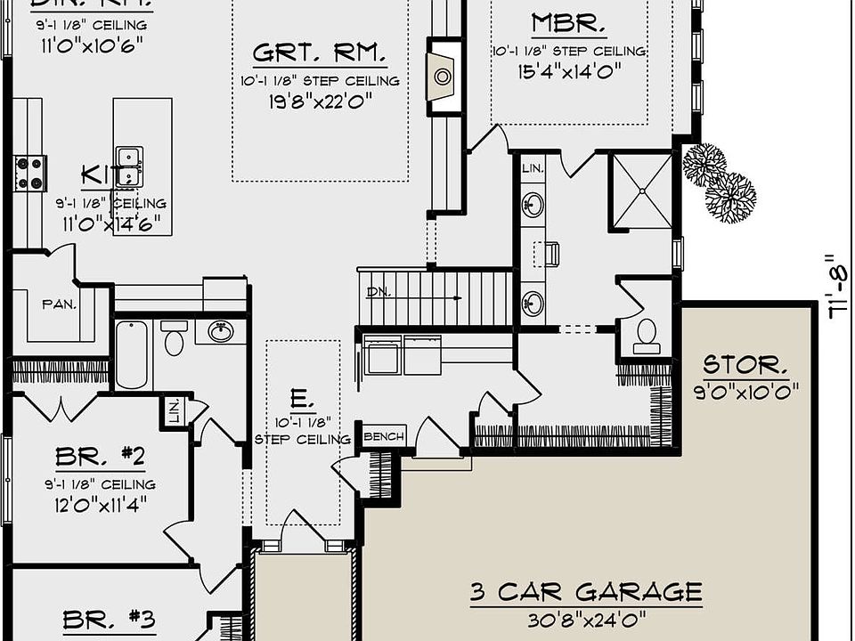The Trista Plan, Greystone Single Family Homes by Schilling