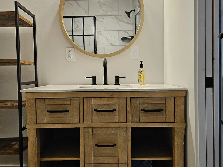 First Floor Full Bathroom Vanity
