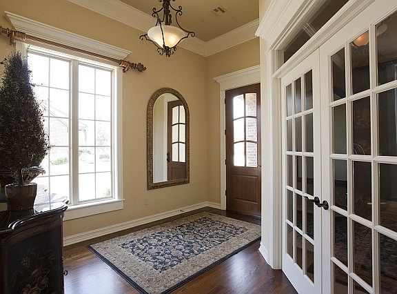 Inviting Foyer with Elegant Trim