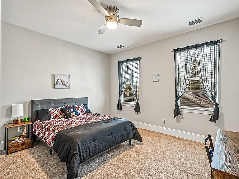 Bedroom3, back of the house with a walk-in closet