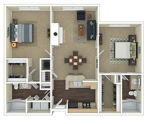 Floor plan B1 Delaware Upgrade