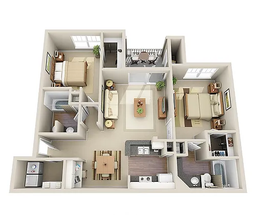 Floor plan Oak Park