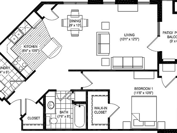 Main Floorplan For 6835 Littlemore Dr #210