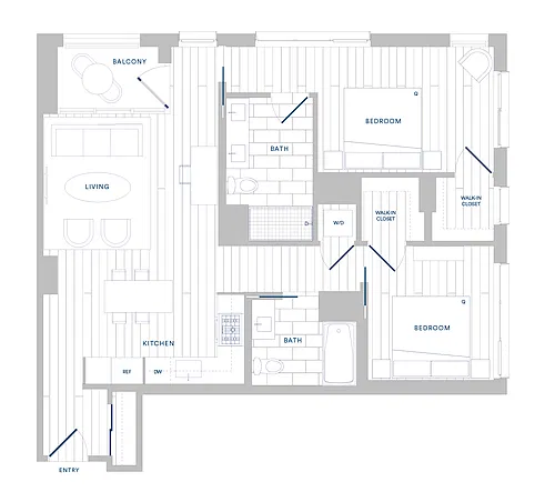 Floor plan B8