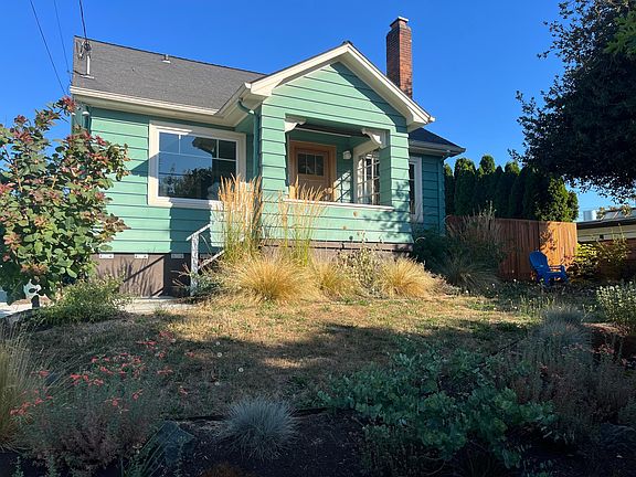 Exterior of the house, fall 2022