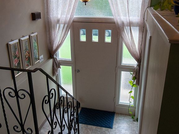 Natural light from entry way