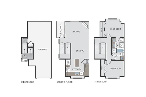 Floor plan Bellflower Townhome