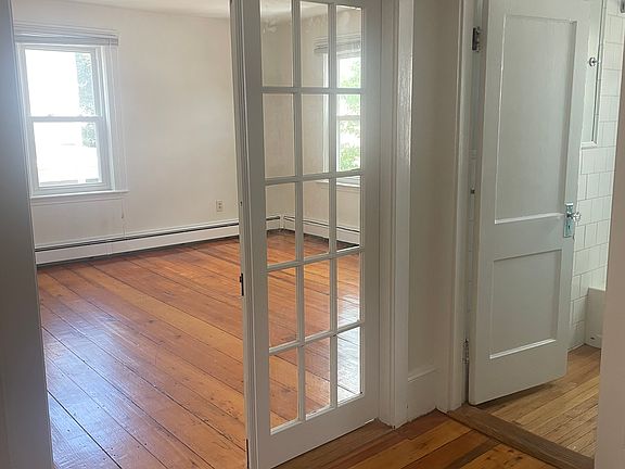 Hallway at living room, bedroom 1 and bathroom