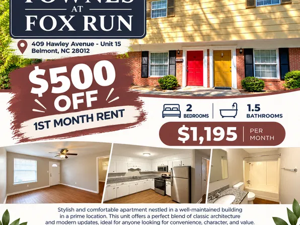 409 Hawley Ave APT 15, Belmont, NC 28012