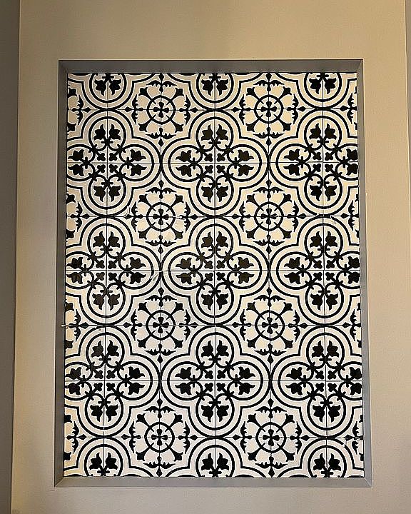 Master bath wall tile
