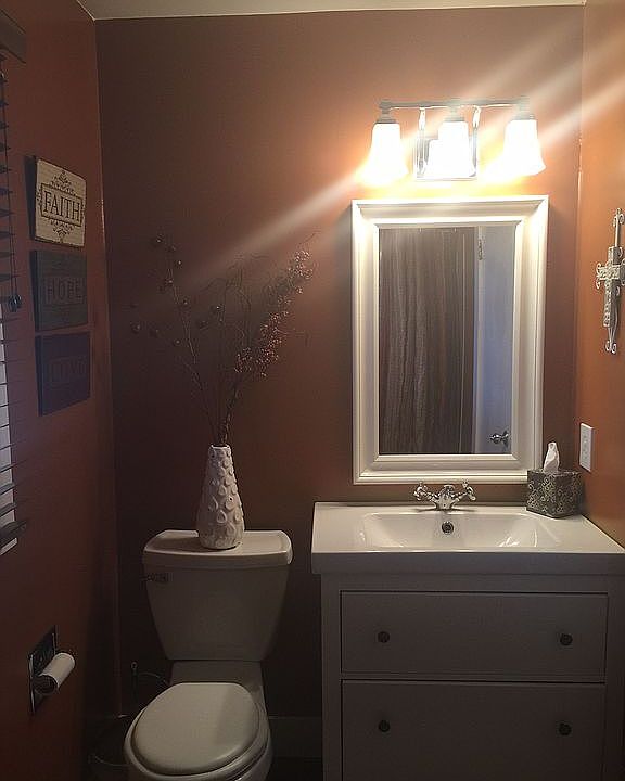One of the 2 updated baths