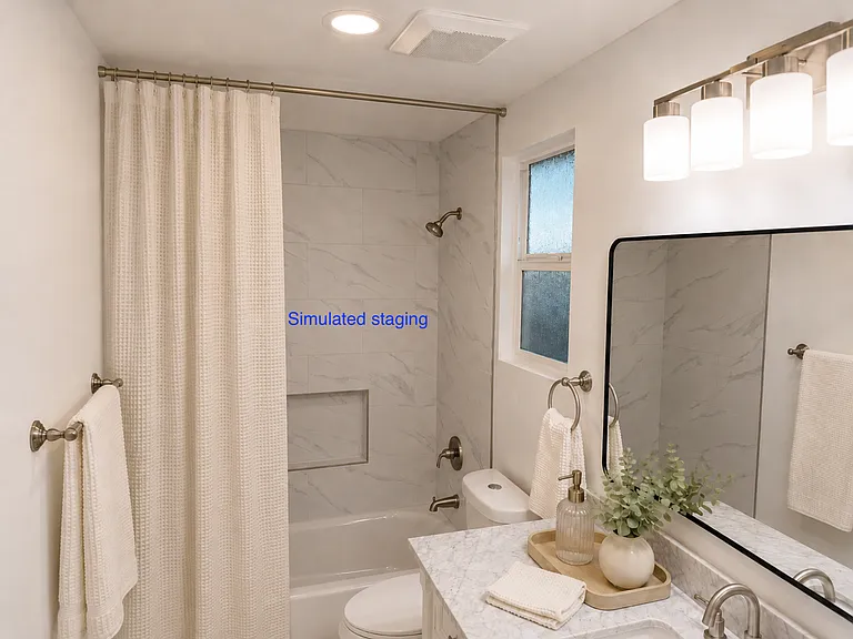 Simulated staging