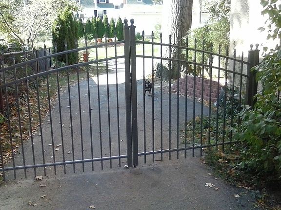 Gated driveway