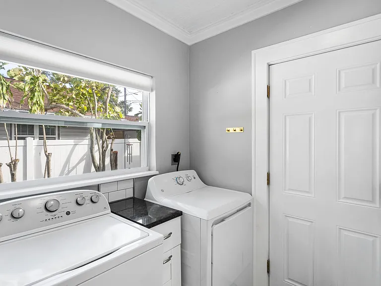 Laundry room with storage