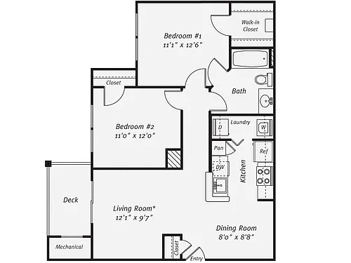 Floor plan Hightstown