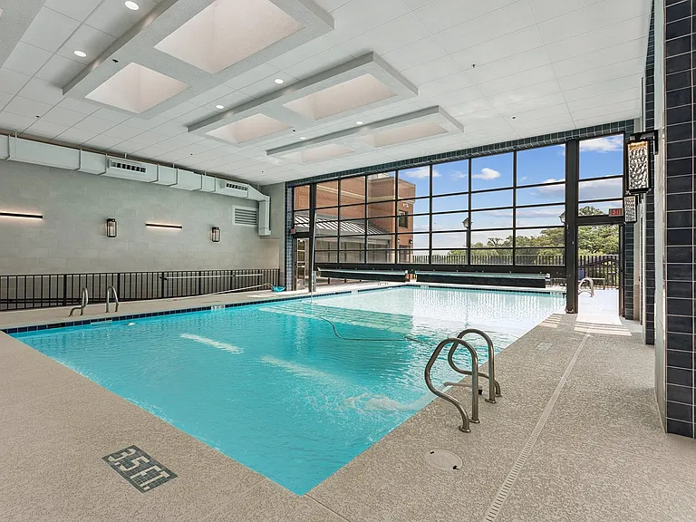 Enjoy the Indoor-Outdoor Pool