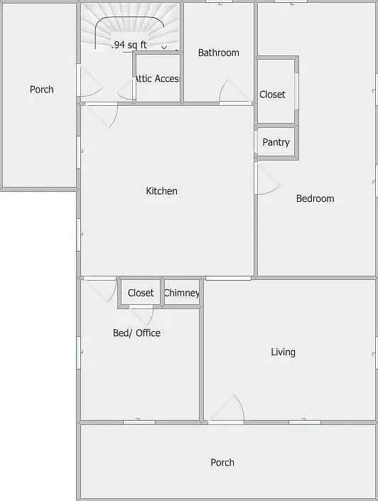 2 bed, 816 sqft, $1,550 — Photo 3