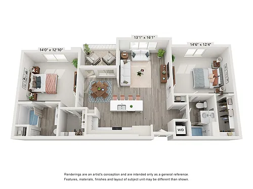 Floor plan B3
