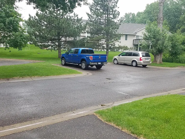 Extra off street parking for the nearby units