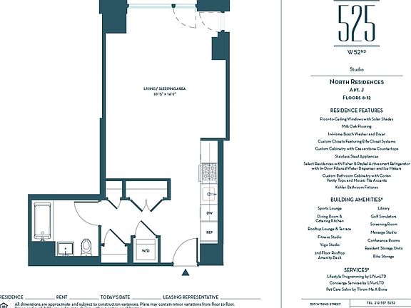2nd image of 525 W 52nd St #9JN