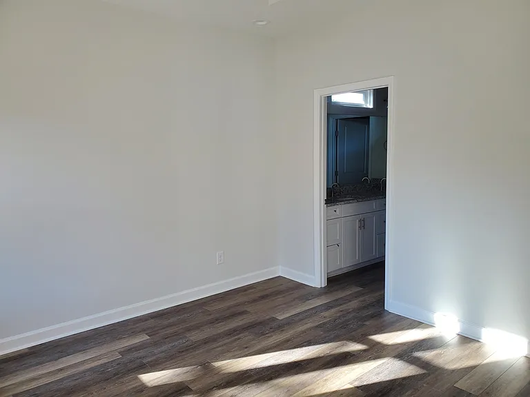 Master bedroom entrance to bath/closet