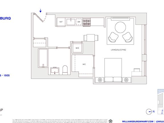 2nd image of 11 Wharf Dr #805