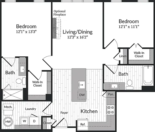 Floor plan B1_DC