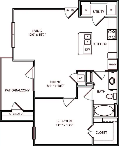 Floor plan A2