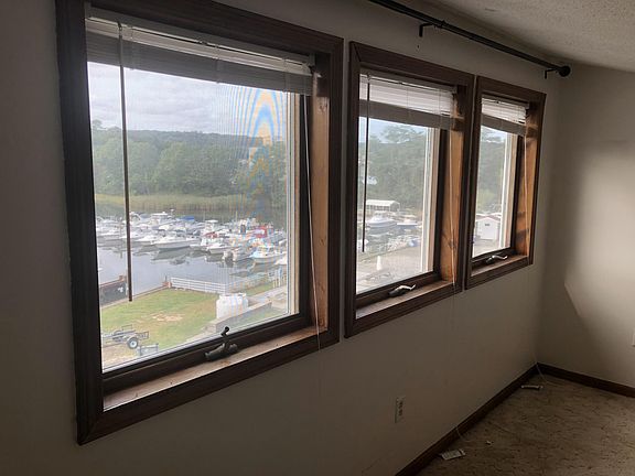 Loft with view of marina