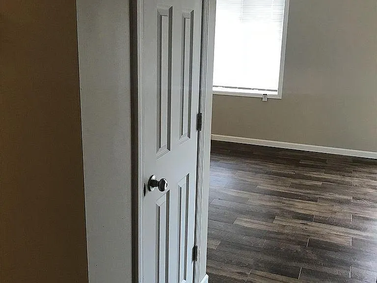 Hallway into living room