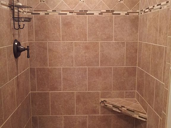 Designer tile shower!