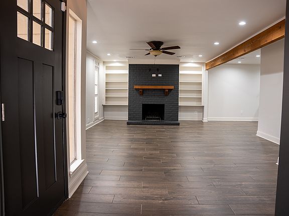 Entry way looking into the living room