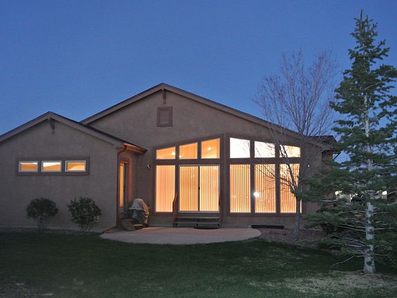 Wall of windows for sunlight