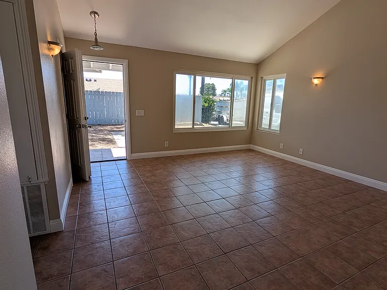 Front entrance and first living room