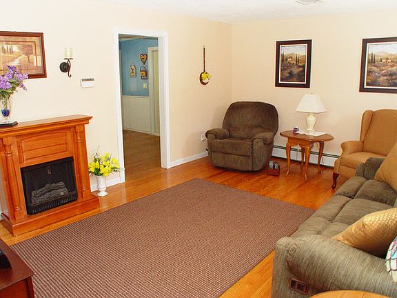 Living room - all hardwood floors recently refinished