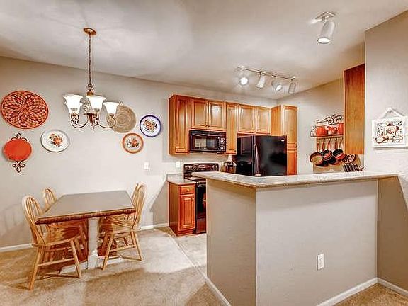 kitchen View. Granite Counter tops