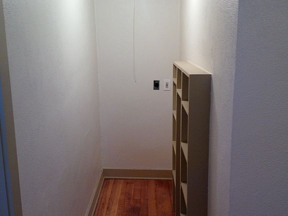 Space for stacking washer and dryer