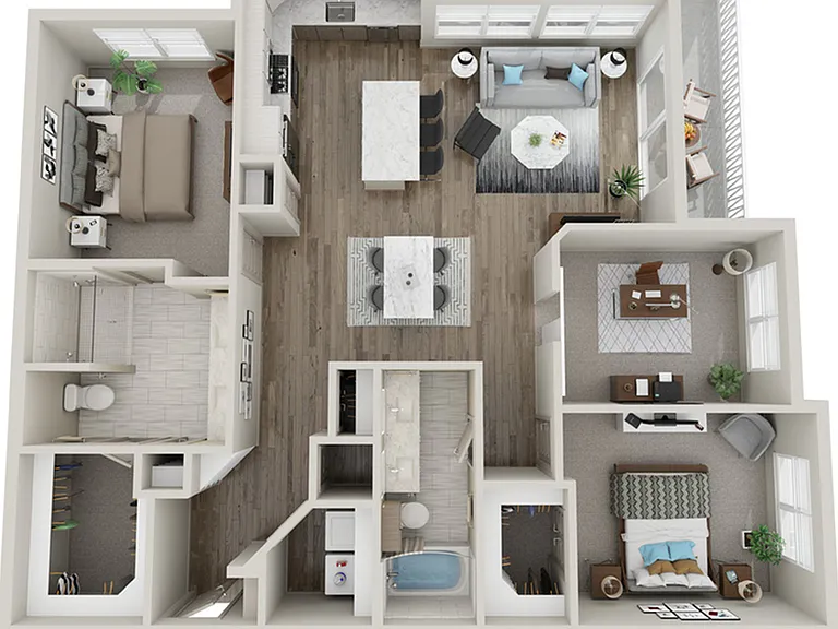 C3: 2 bed 2bath C3: 2 bed 2bath