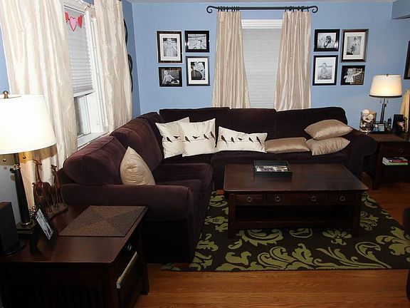 Living room viewed as you enter the home