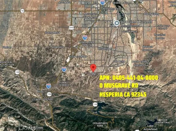 0 Musgrave Rd, Hesperia, CA 92345