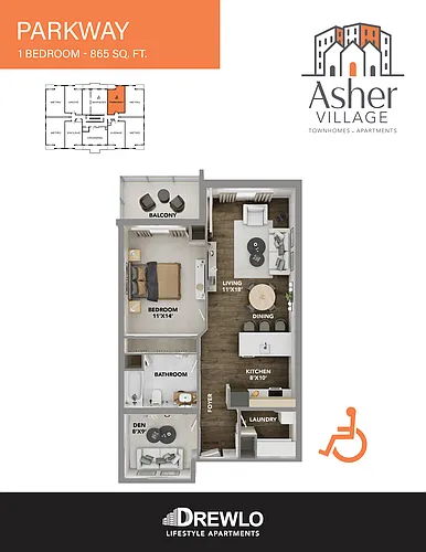 Floor plan 203