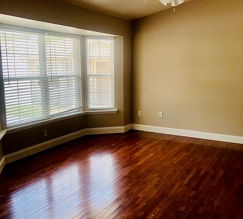 Living Room with Bay Window