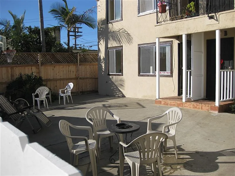 Large sunny patio and tropical plants!