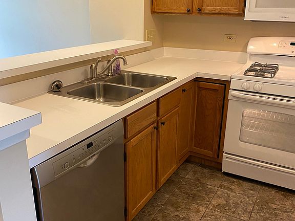 Spacious, comfortable kitchen with a beautiful view.