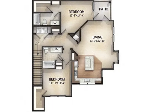 Floor plan Palmette II