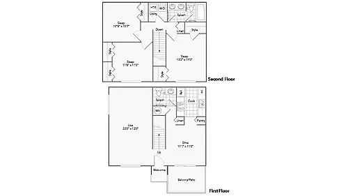 Floor plan Mendota