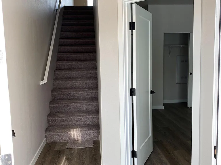 stairs up to main living area
