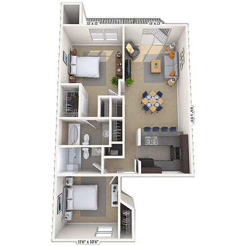 Floor plan The Eucalyptus