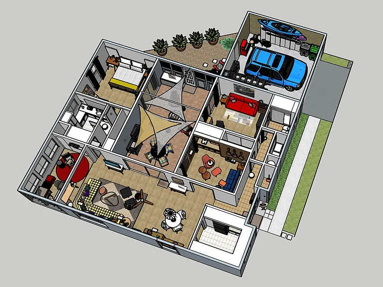 3D Condo Floor Plan