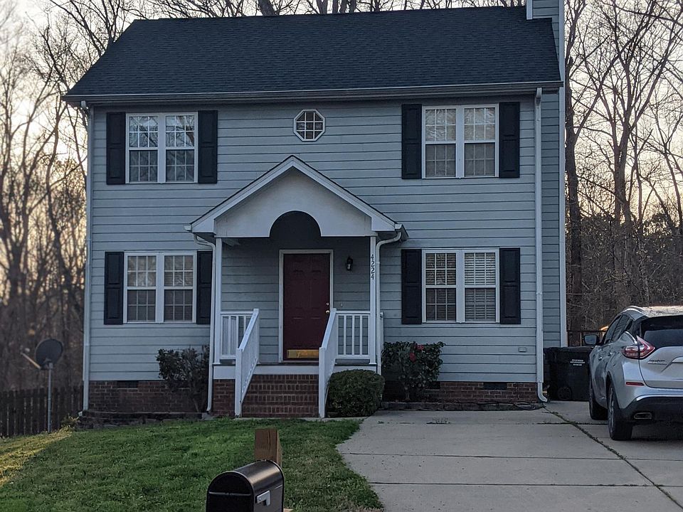 Large double driveway, Covered front porch